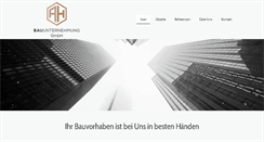 Desktop Screenshot of ah-baugmbh.de
